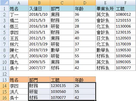 excel回傳欄位值|Excel VLookup函數~查找對應的欄位【撈資料好幫手。